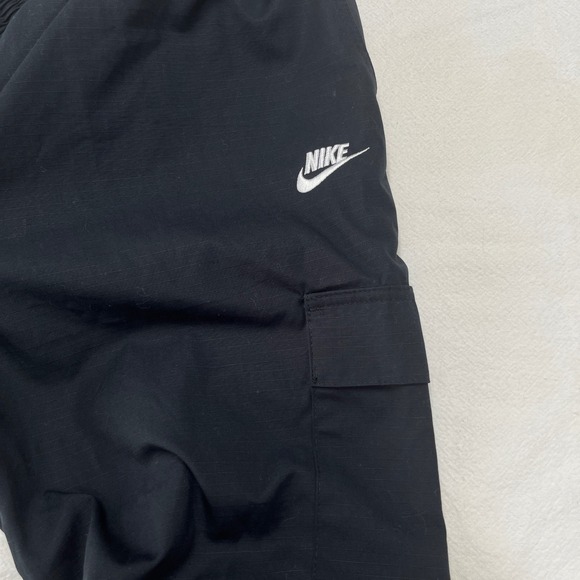 Nike Cargo Pants Mens XL Black Loose Fit Straight Leg Ripstop NWT - Picture 4 of 13